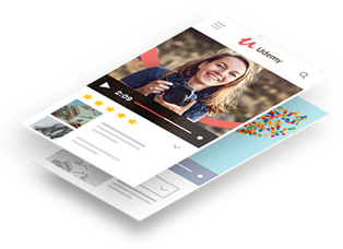 picture of 2 udemy web pages